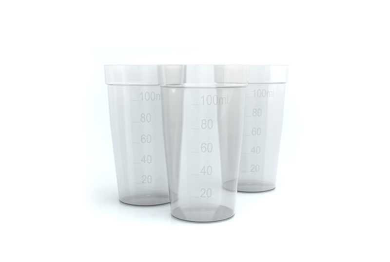 Vasos de titulación de Polipropileno