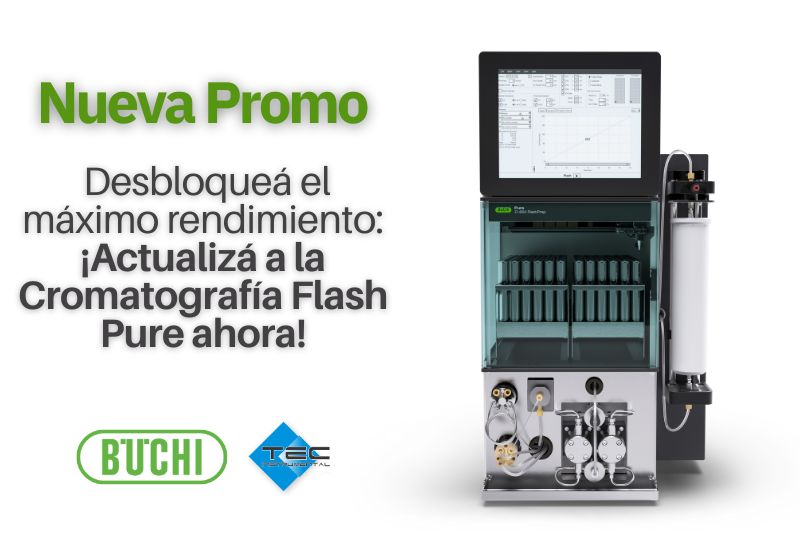 Promoción adiós columna abierta: Bienvenida cromatografía flash BÜCHI